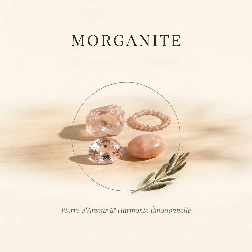 Bracelets-en-Morganite-Pierre-d-Amour-Harmonie-Émotionnelle La Boutique du Dragon