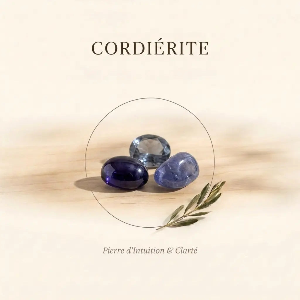 Bracelets-en-Cordiérite-Pierre-d-Intuition-Clarté La Boutique du Dragon
