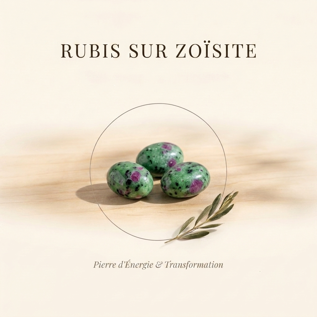 Bracelets-en-Rubis-sur-Zoïsite-Pierre-d-Énergie-Transformation La Boutique du Dragon