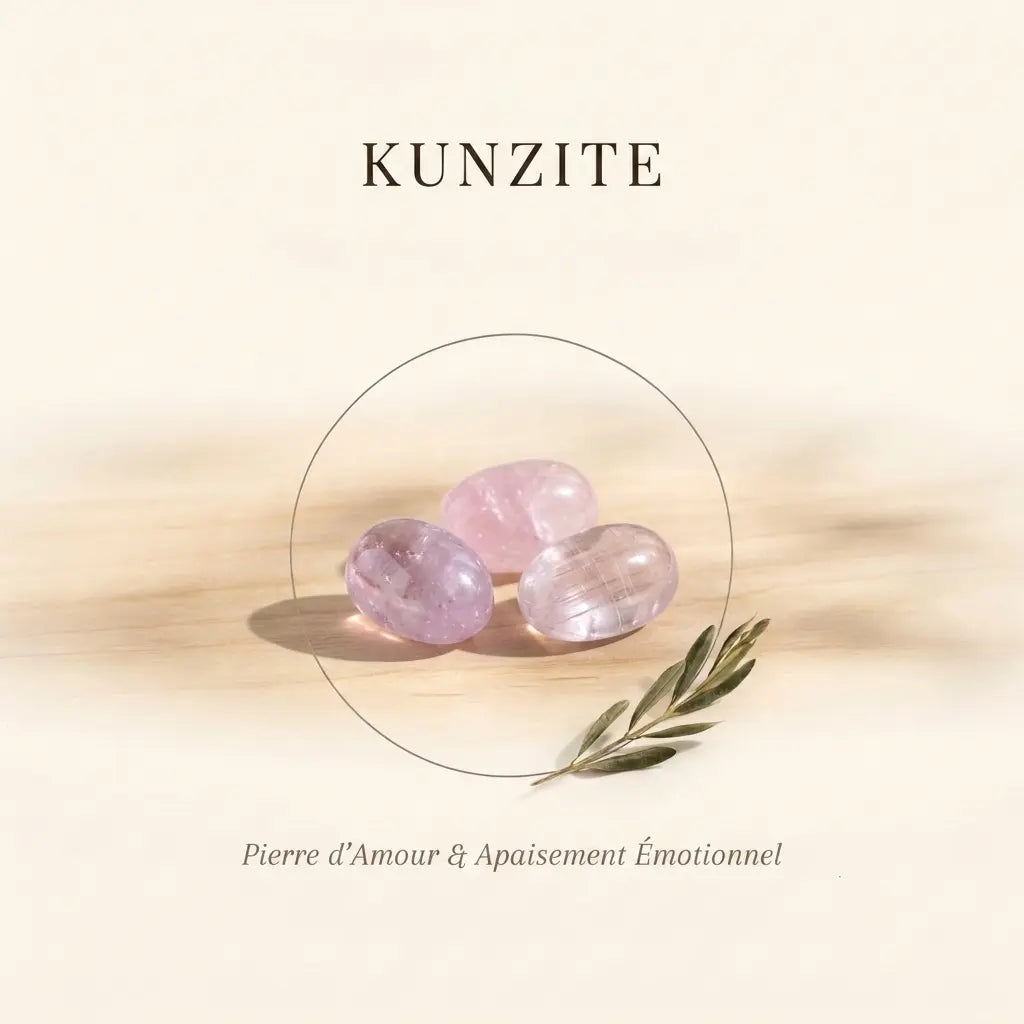 Bracelets-en-Kunzite-Pierre-d-Amour-Apaisement-Émotionnel La Boutique du Dragon