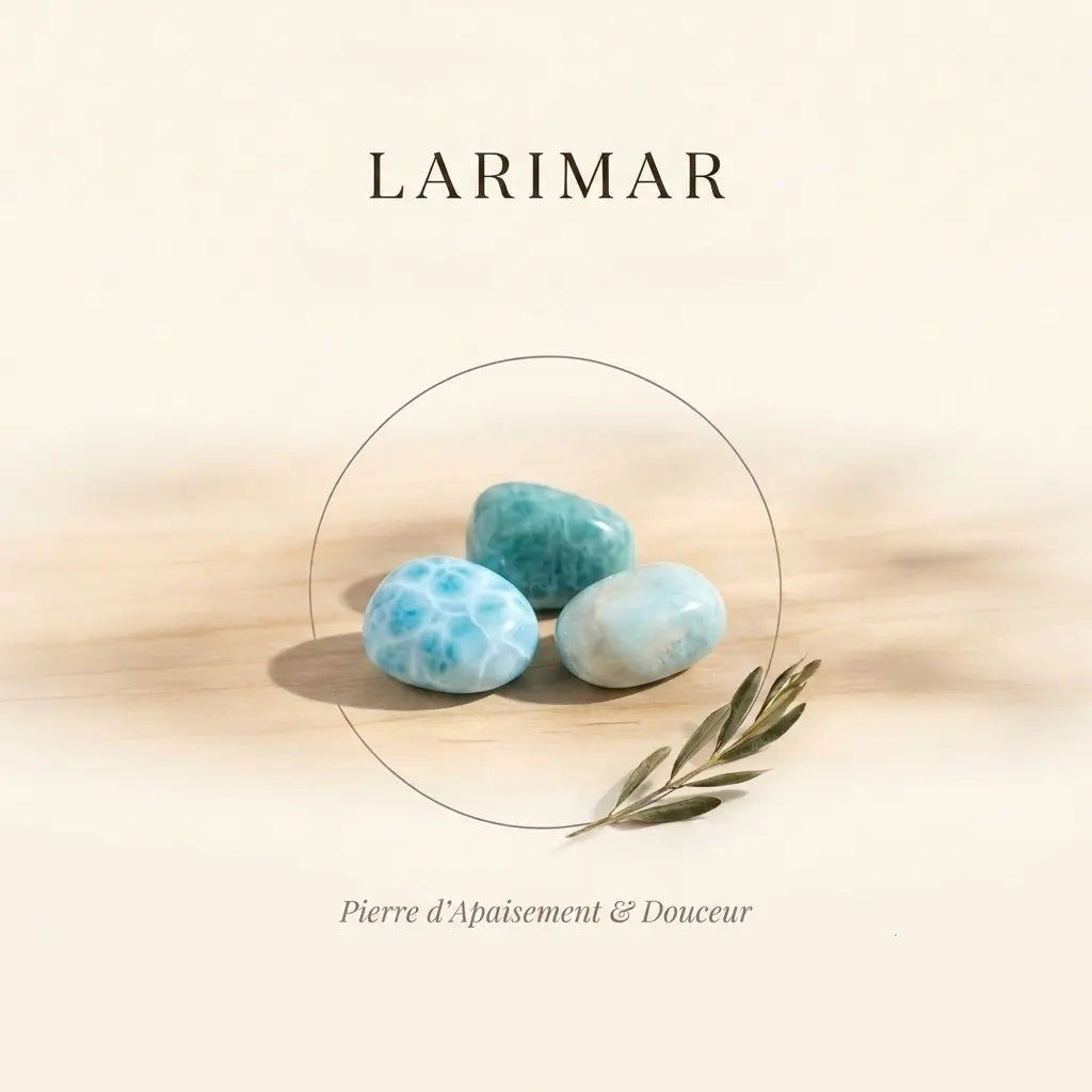 Bracelets-en-Larimar-Pierre-d-Apaisement-Douceur La Boutique du Dragon