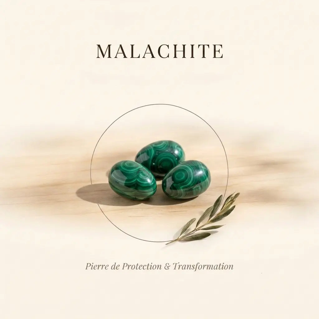 Bracelets-en-Malachite-Pierre-de-Protection-Transformation La Boutique du Dragon