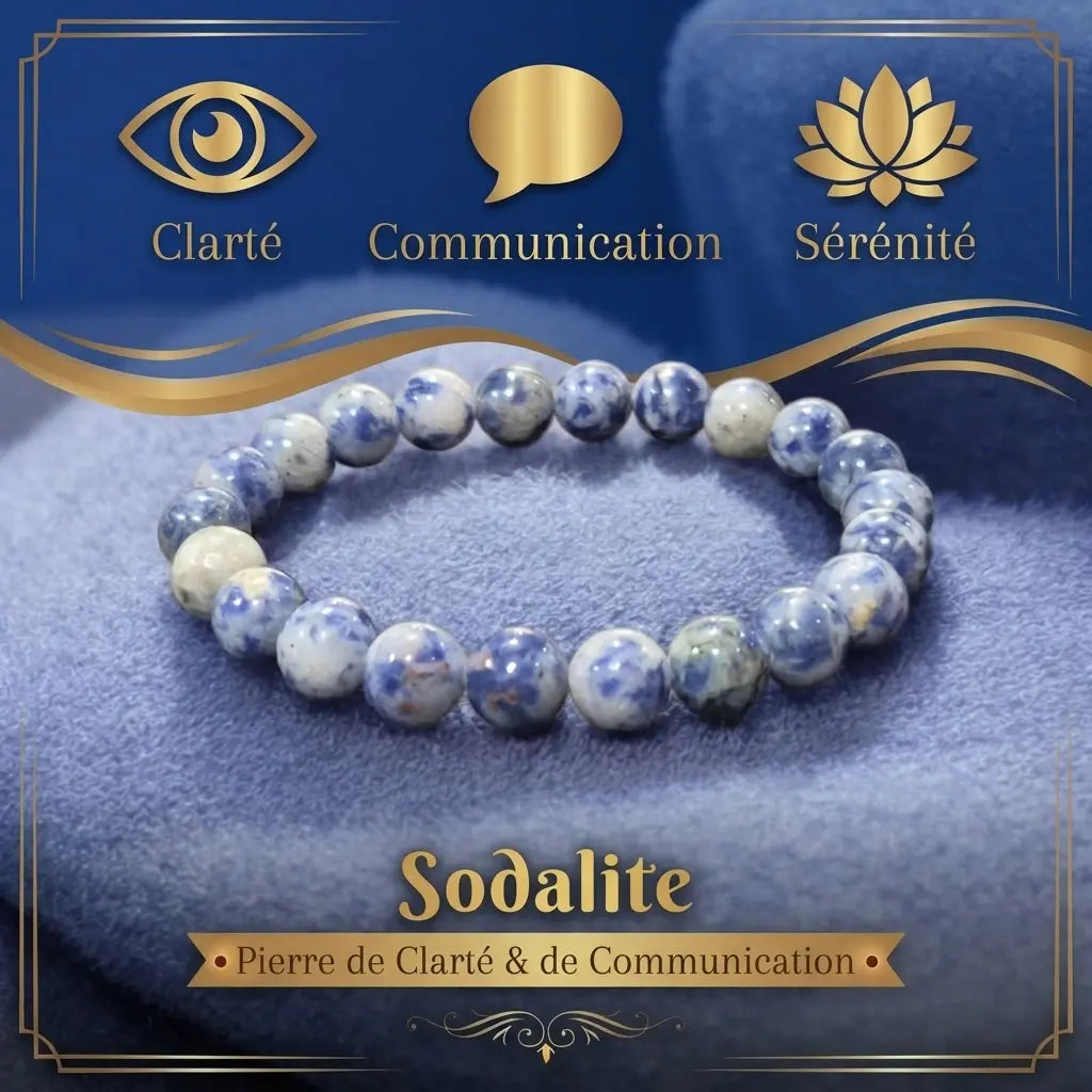 Bracelets-en-Sodalite-Pierre-de-Clarté-Communication La Boutique du Dragon
