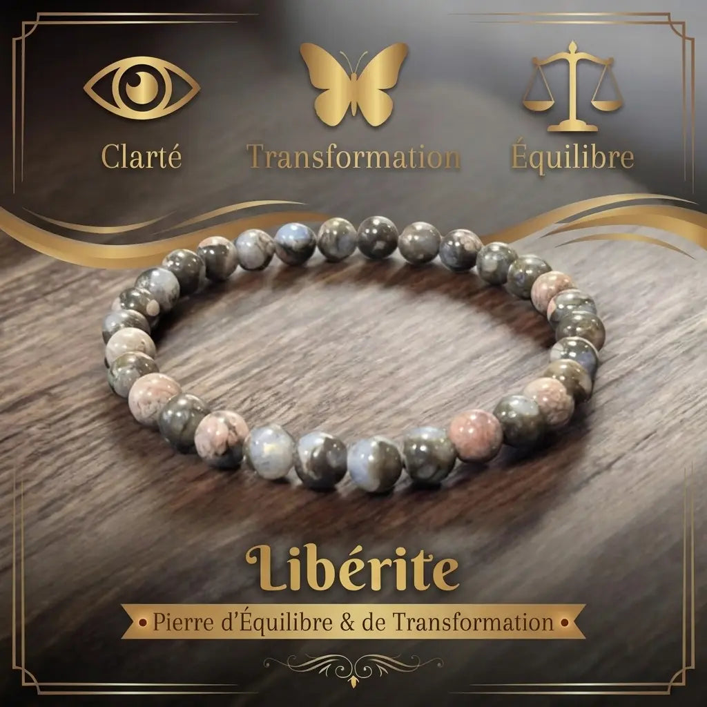 Bracelets-en-Libérite-Pierre-d-Harmonie-Lâcher-Prise La Boutique du Dragon