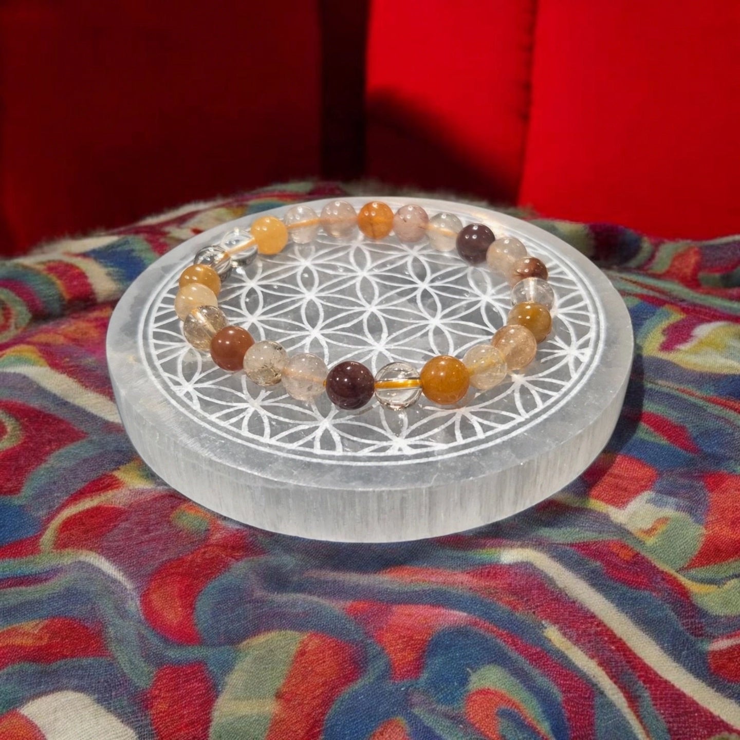 Bracelet Multi Quartz 8 mm Brésil Qualité A