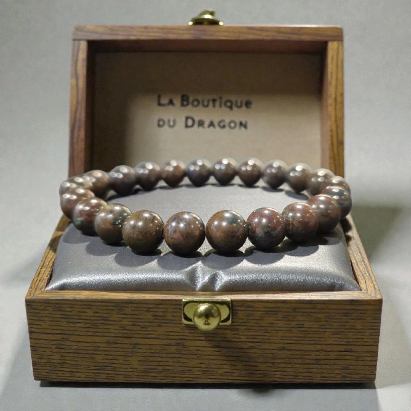 Azurite Chrysocolle 8mm Congo Qualité A