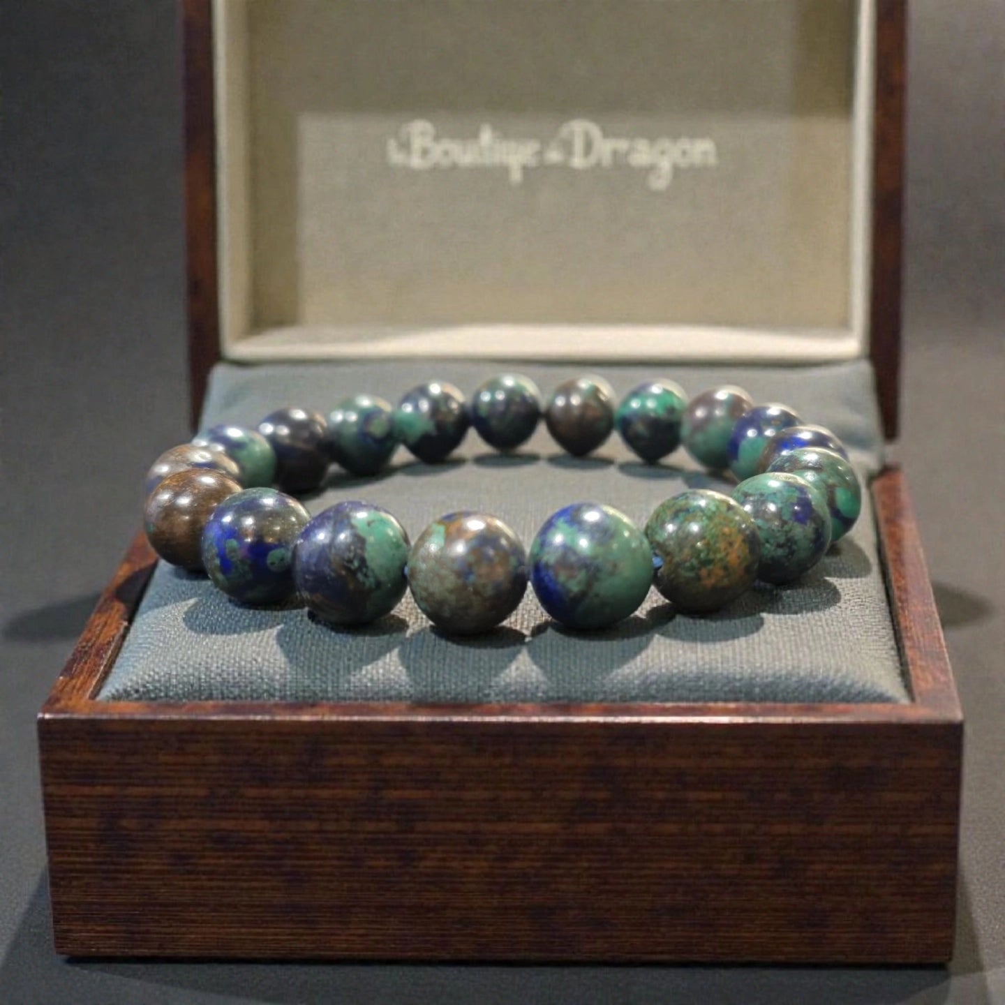 Azurite Malachite 10mm Pérou Qualité AA