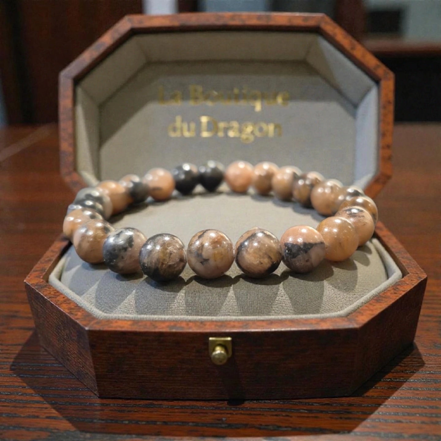 Chiastolite 8mm Espagne Qualité AA