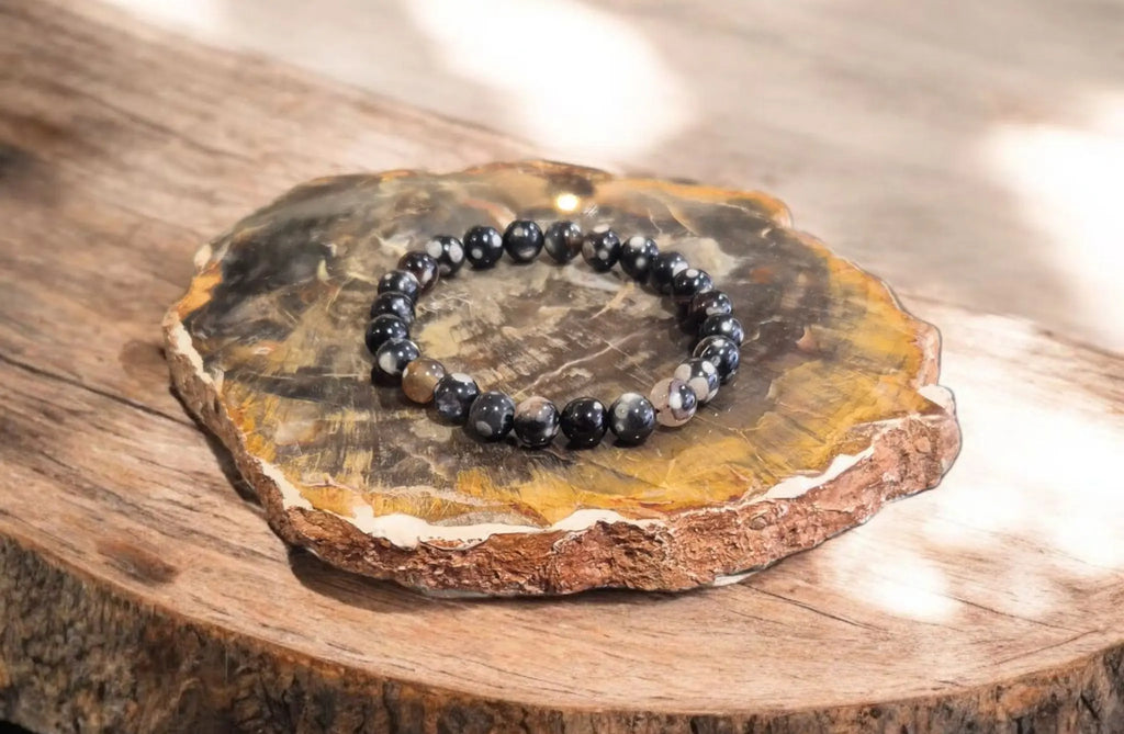 Bracelet Agate Peau de Serpent La Boutique du Dragon