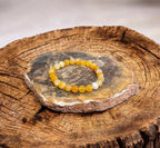 Bracelet Agate Naturelle et Teintées La Boutique du Dragon