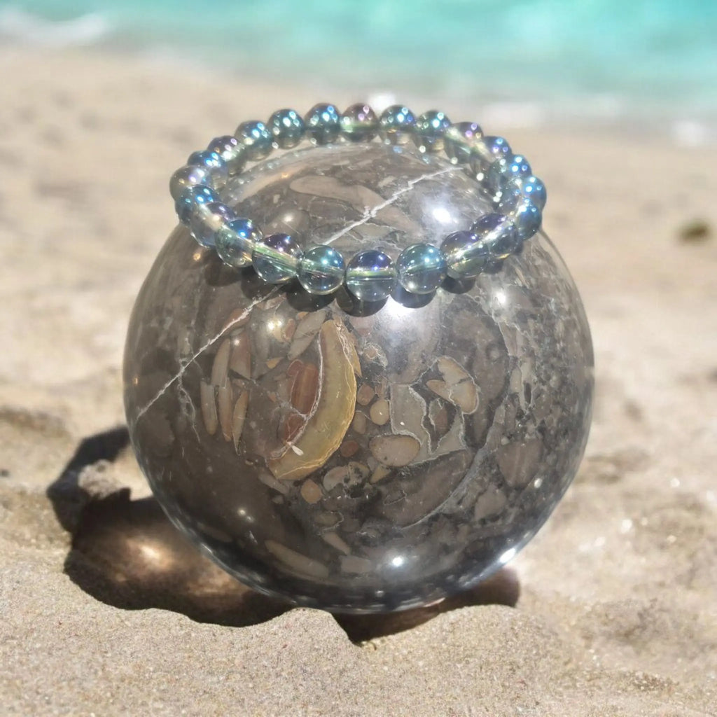 Bracelet en Aqua Aura La Boutique du Dragon