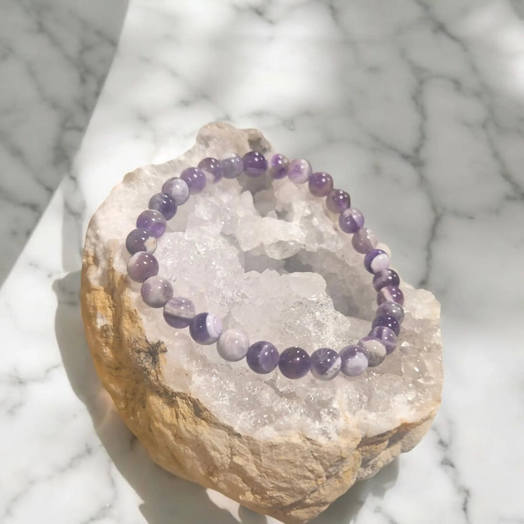 Bracelet Améthyste Rubanée La Boutique du Dragon