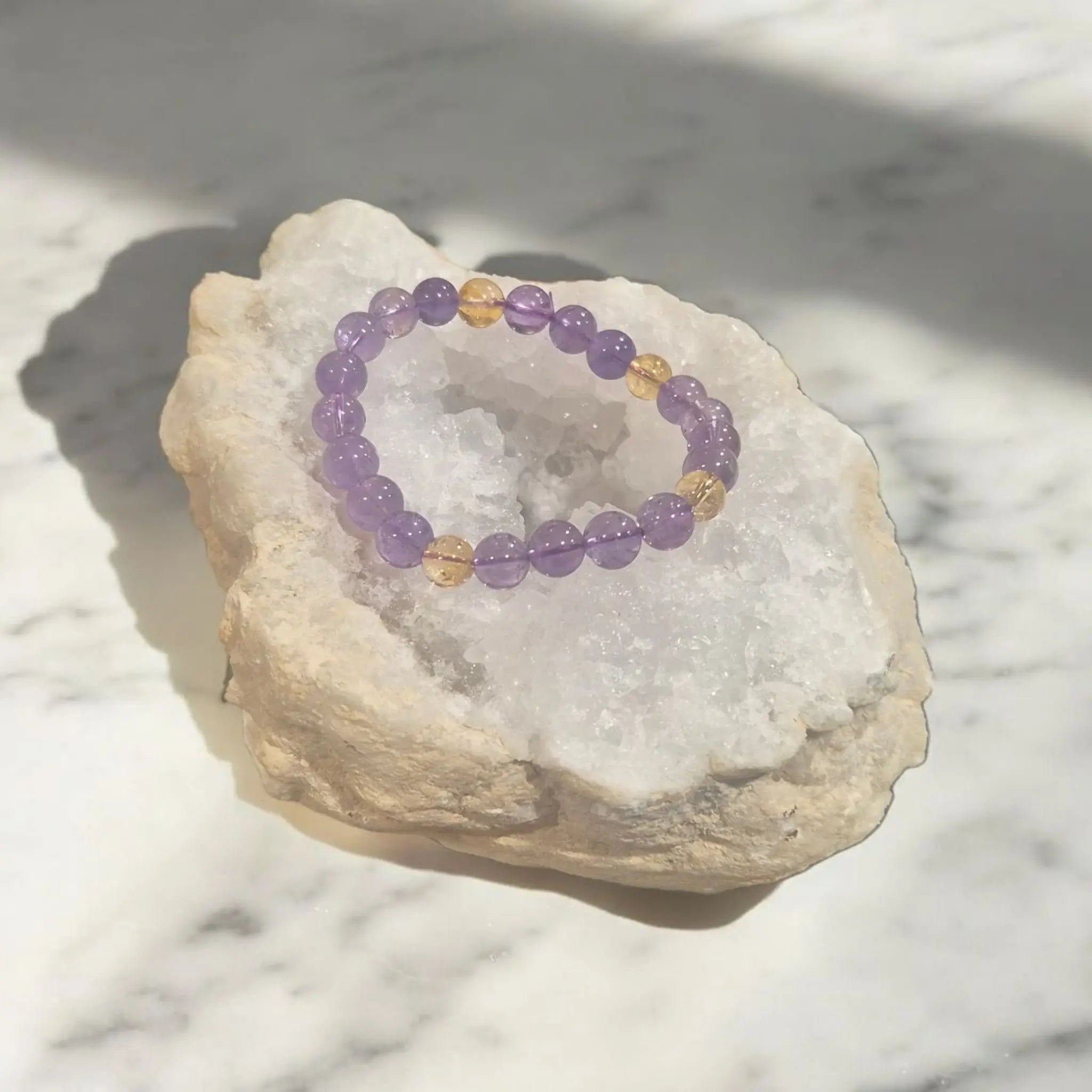 Bracelet en Amétrine La Boutique du Dragon