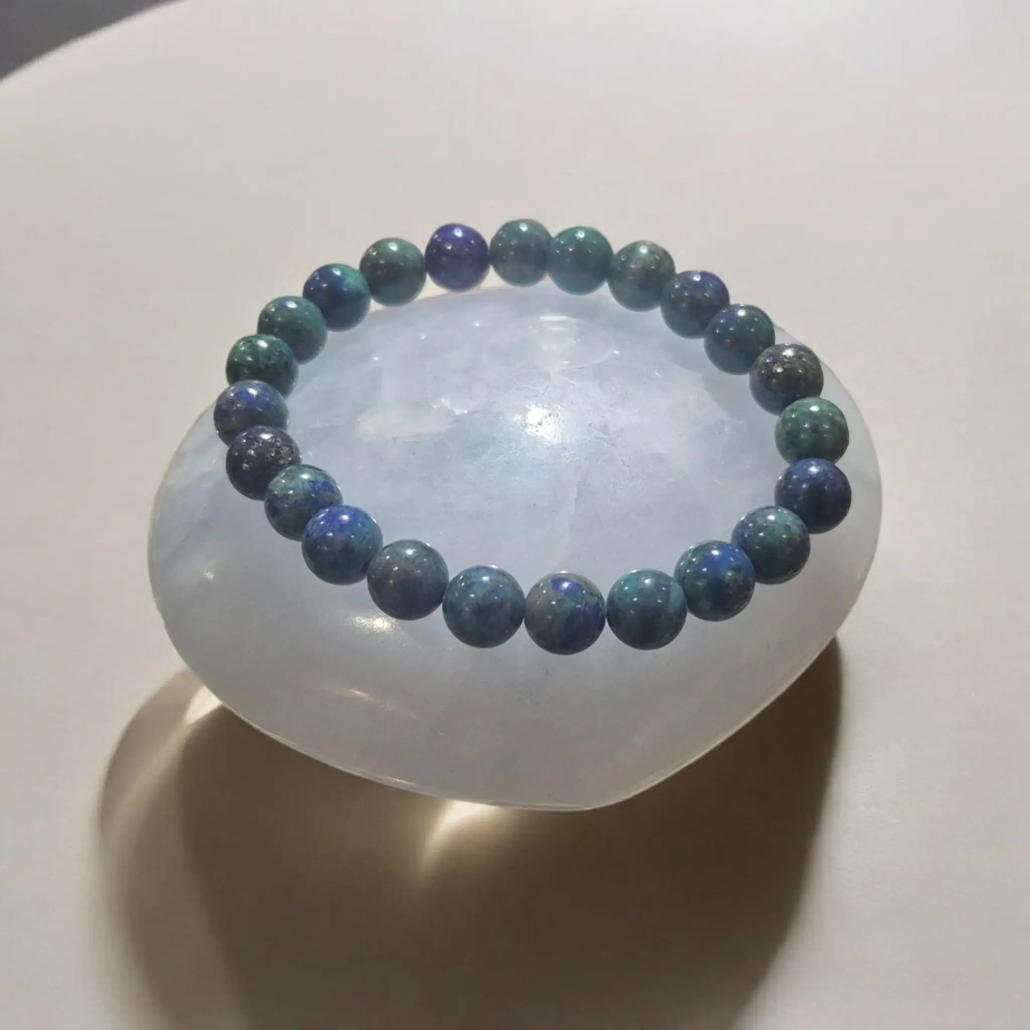 Bracelet en Azurite Malachite La Boutique du Dragon