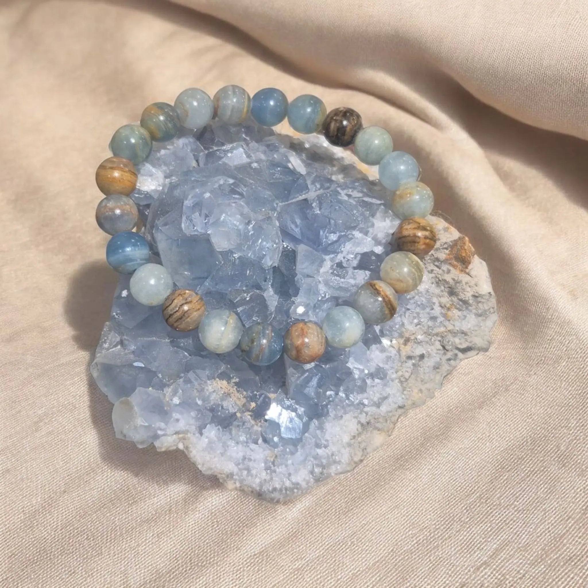 Bracelet en Calcite La Boutique du Dragon