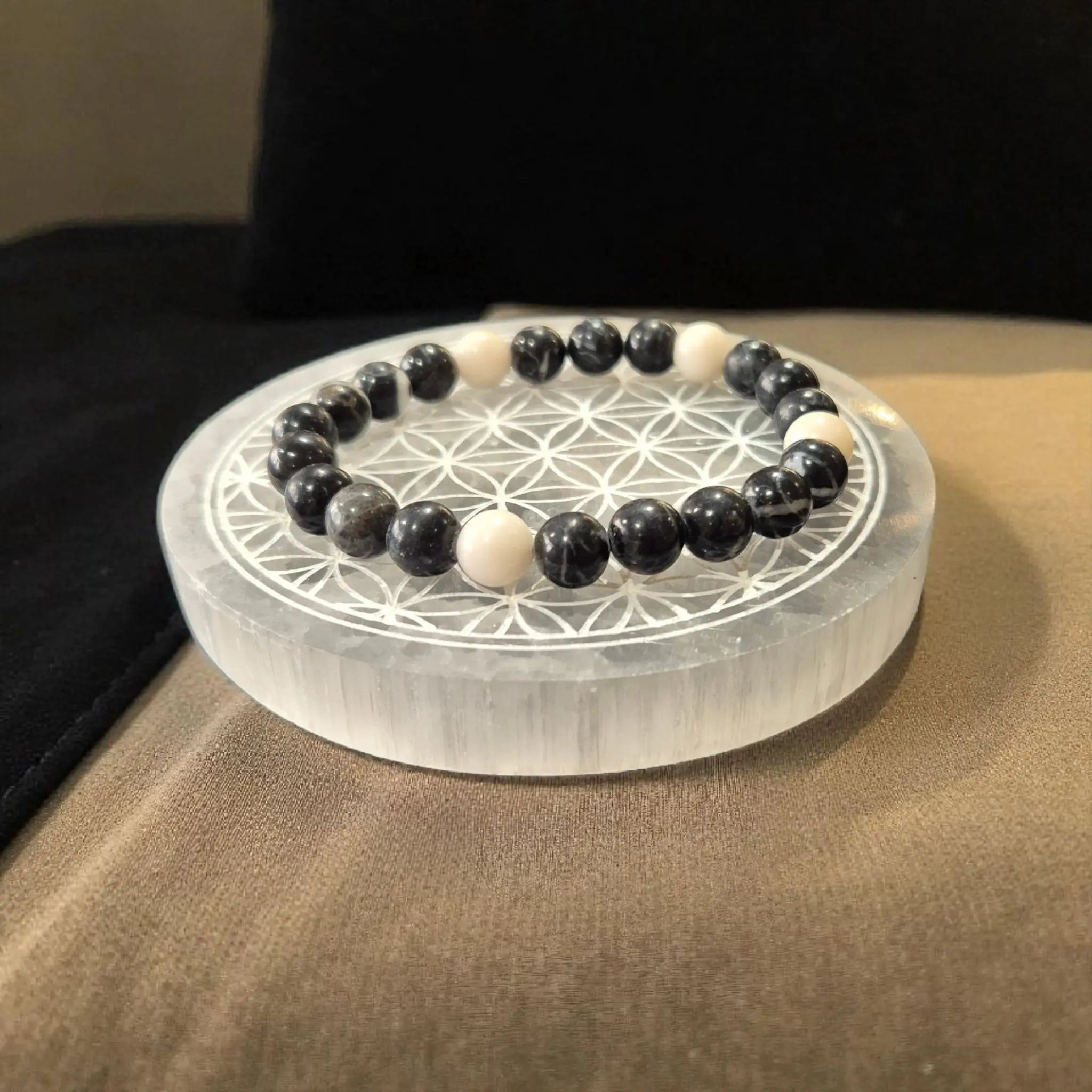 Bracelet en Jaspe Coquille La Boutique du Dragon