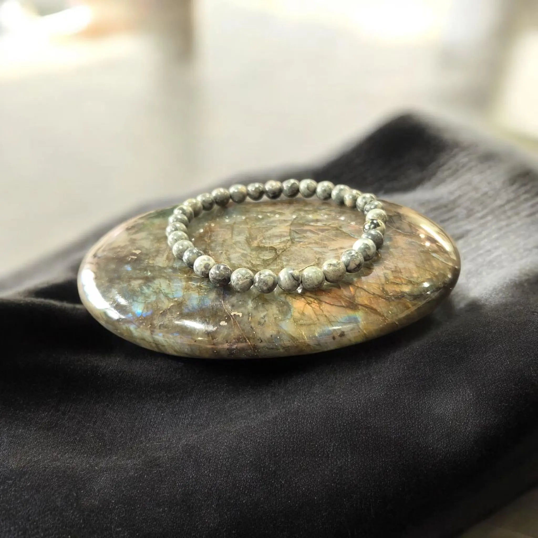 Bracelet en Jaspe Bréchique La Boutique du Dragon