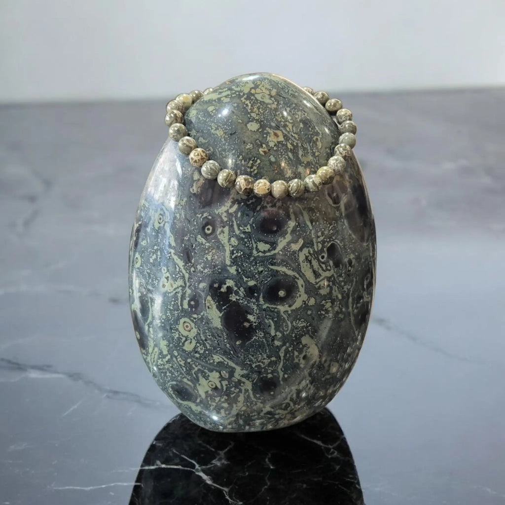 Bracelet en Jaspe Bréchique La Boutique du Dragon