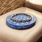 Bracelet en Libérite Bleue La Boutique du Dragon