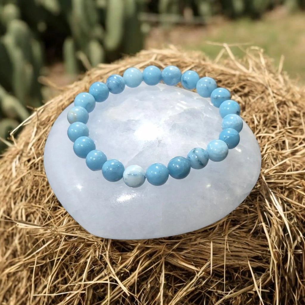 Bracelet en Larimar La Boutique du Dragon