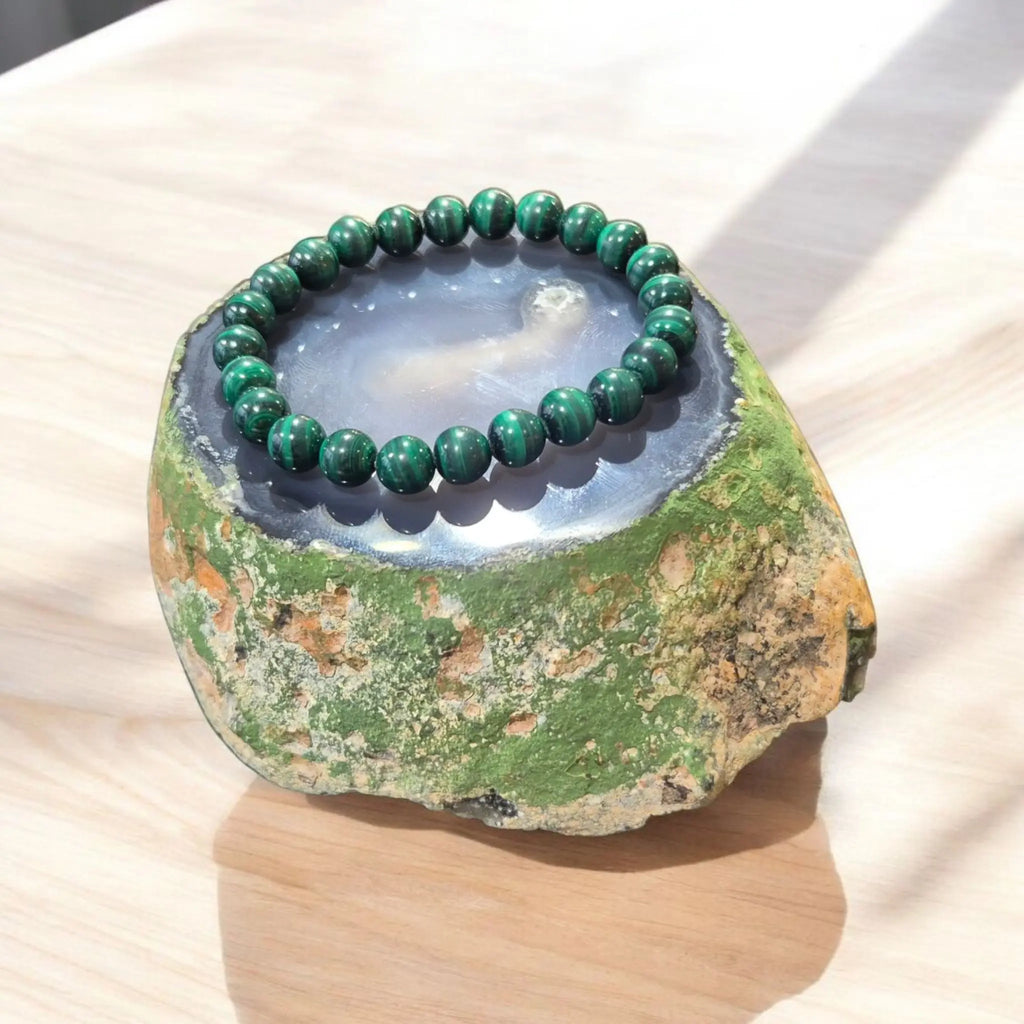 Bracelet en Malachite La Boutique du Dragon