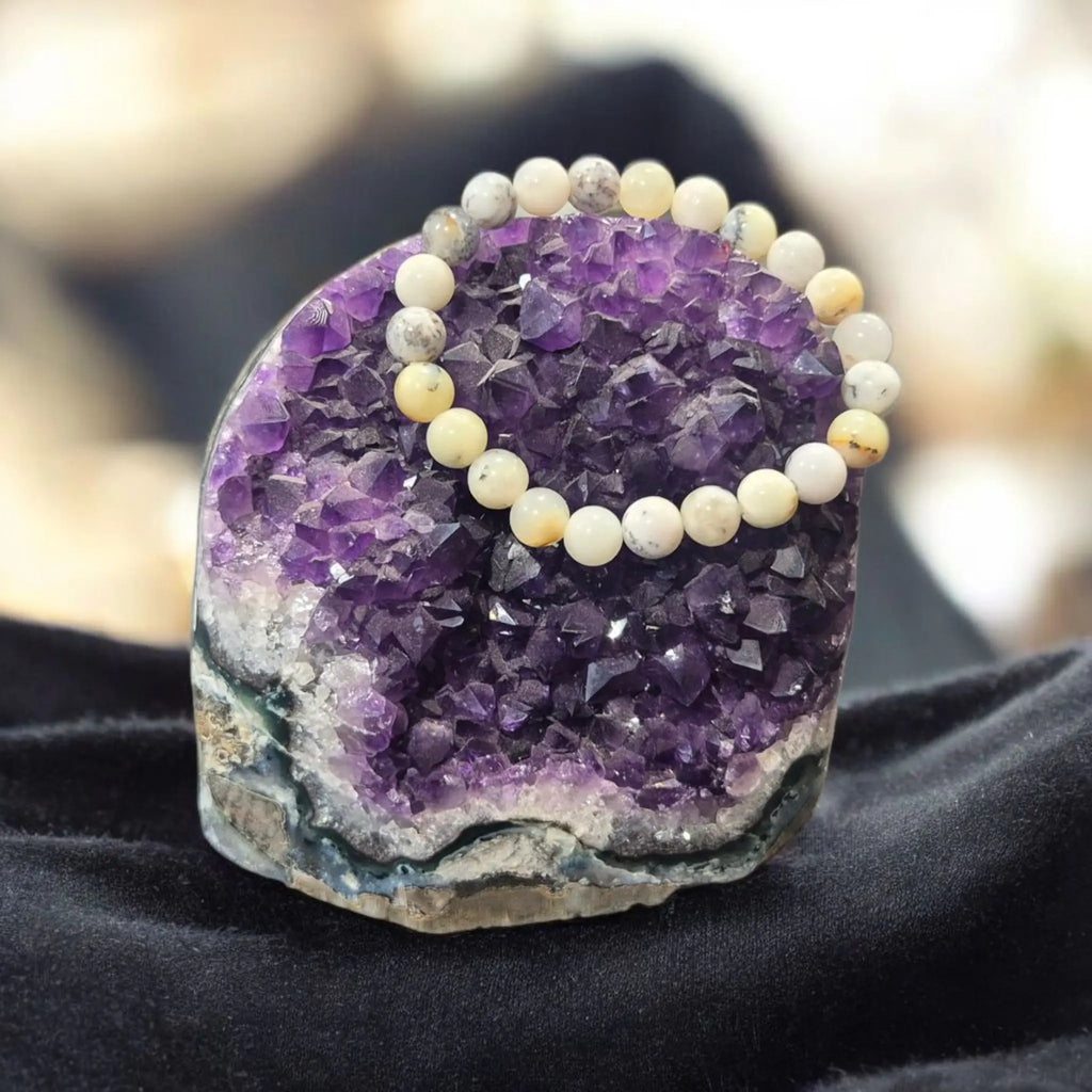 Bracelet en Opale Dendrite La Boutique du Dragon