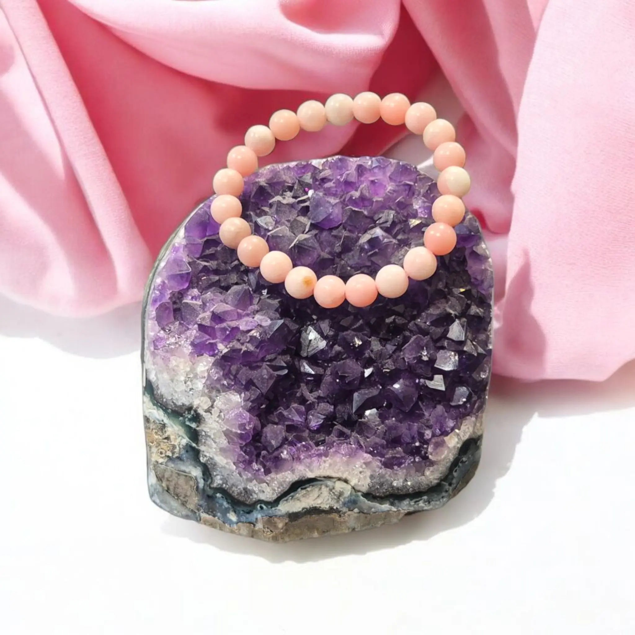 Bracelet en Opale Rose La Boutique du Dragon