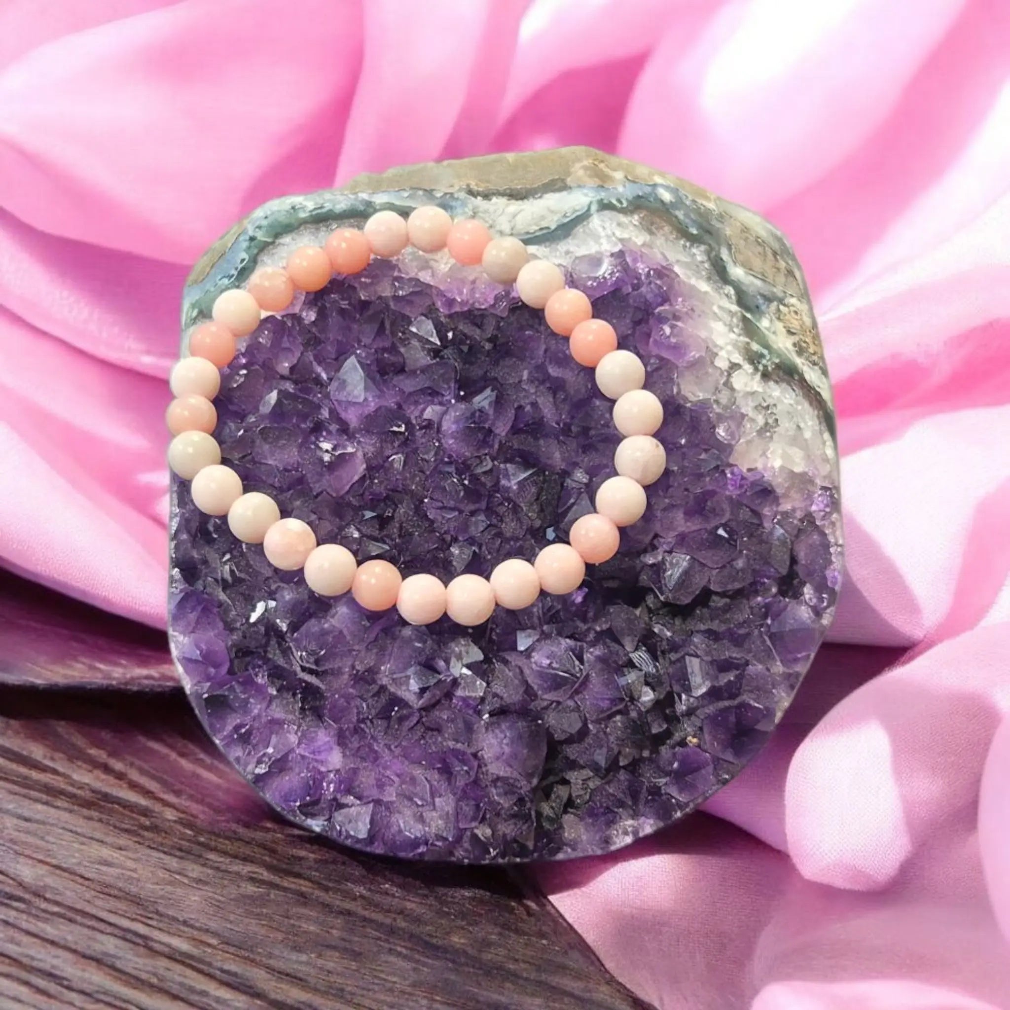 Bracelet en Opale Rose La Boutique du Dragon