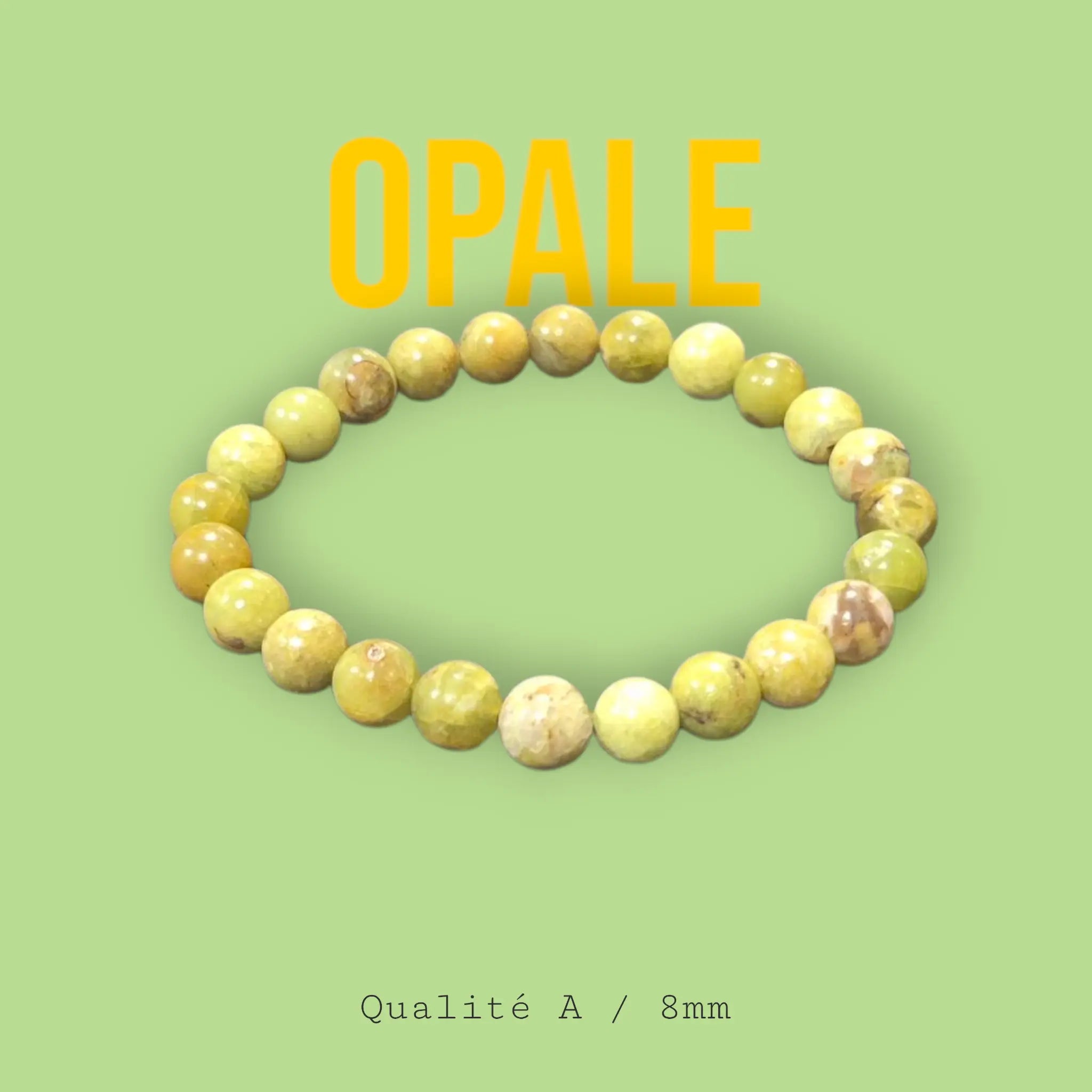 Bracelet en Opale Verte La Boutique du Dragon