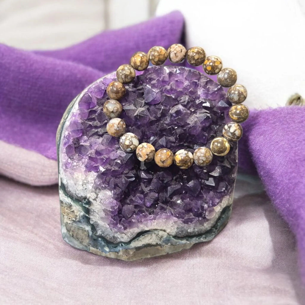 Bracelet en Opale Brune La Boutique du Dragon