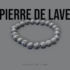 Bracelet en Pierre de Lave La Boutique du Dragon