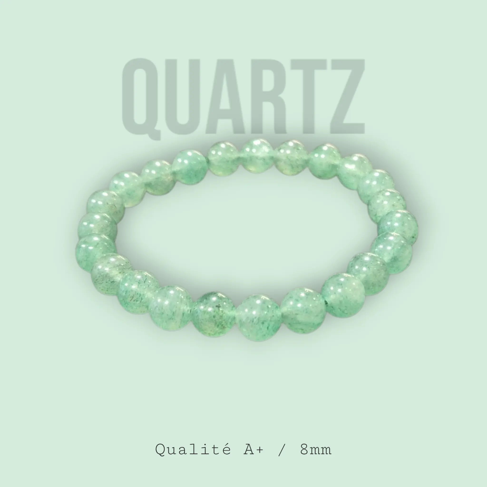 Bracelet en Quartz Vert La Boutique du Dragon