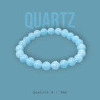 Bracelet en Quartz Bleu La Boutique du Dragon