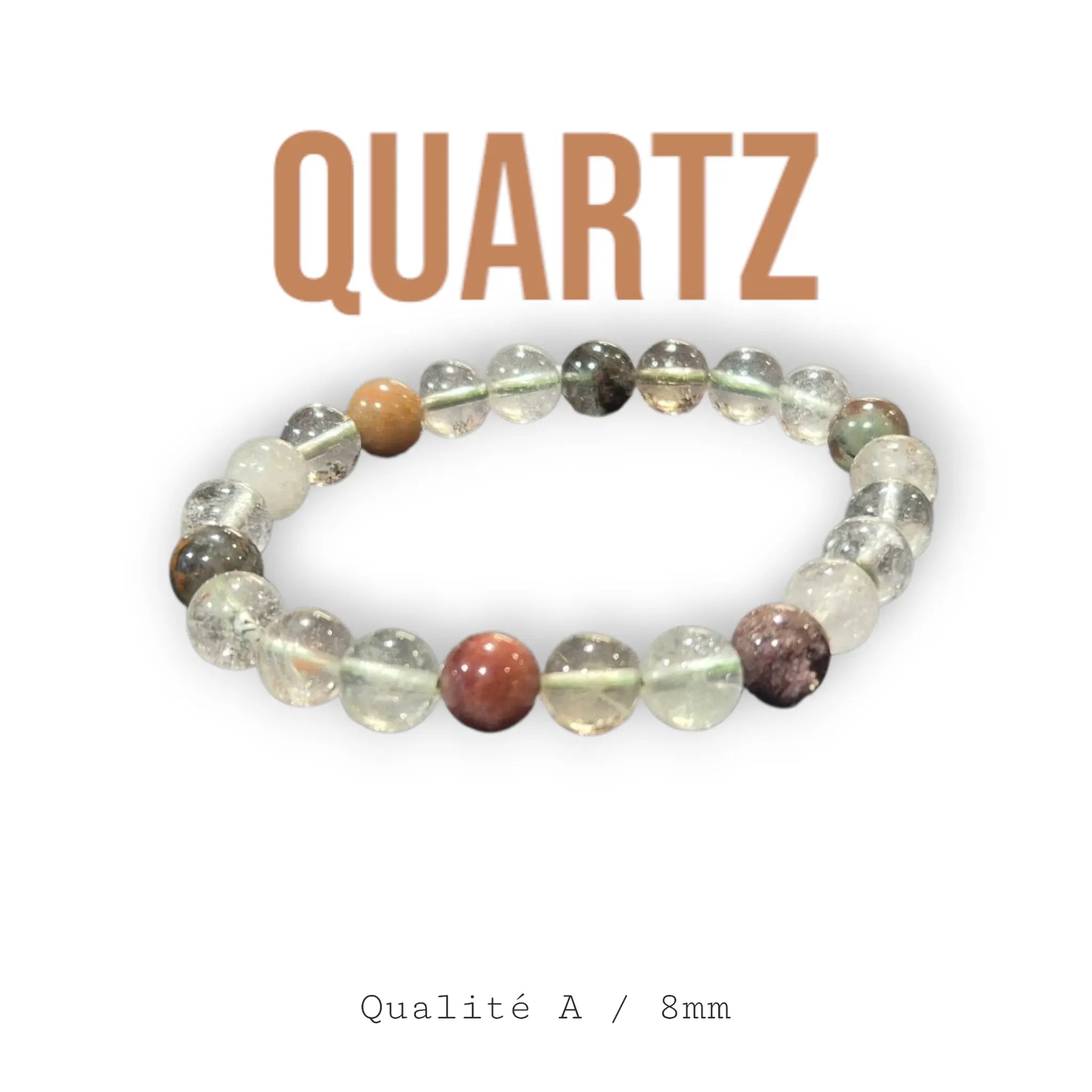 Bracelet en Quartz Lodolite La Boutique du Dragon
