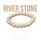 Bracelet en River Stone La Boutique du Dragon