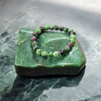 Bracelet en Rubis sur Zoïsite La Boutique du Dragon