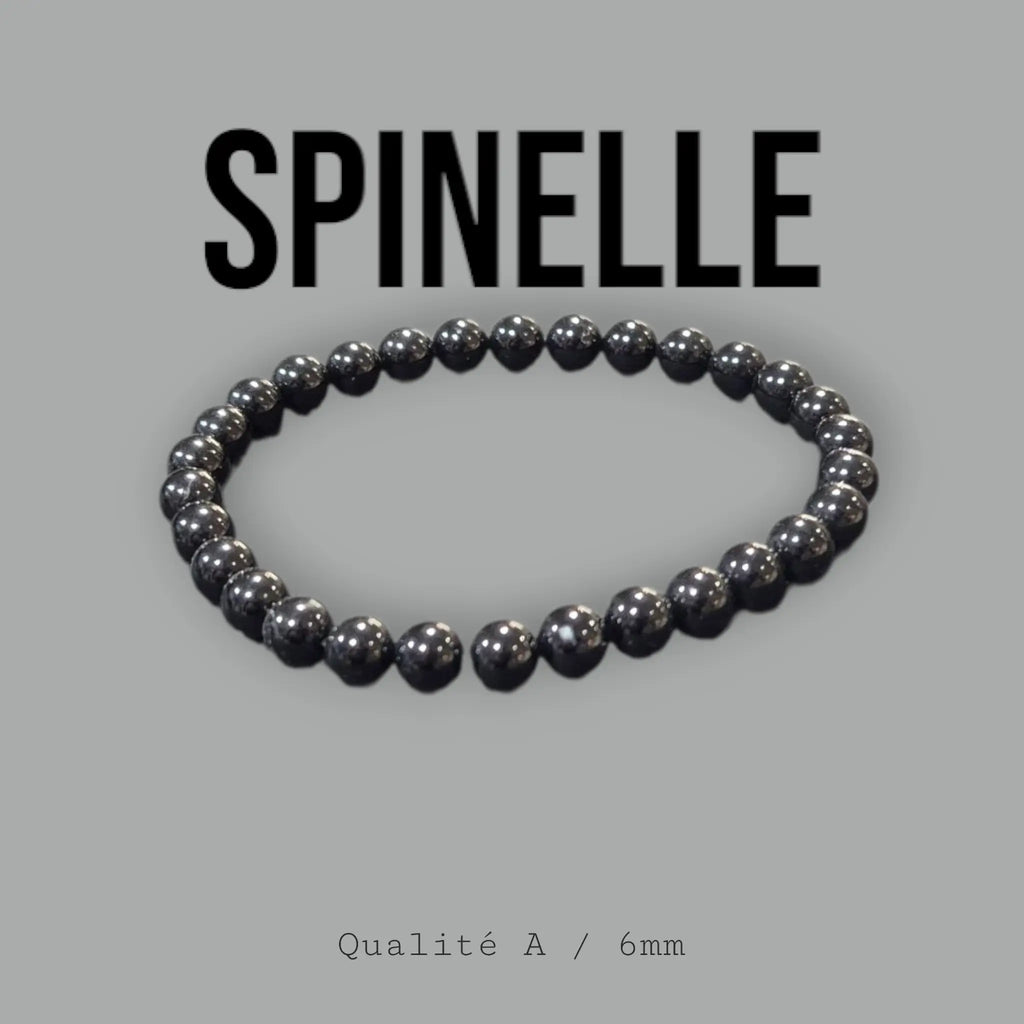 Bracelet en Spinelle Noire La Boutique du Dragon