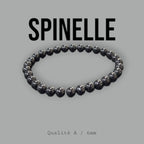 Bracelet en Spinelle Noire La Boutique du Dragon