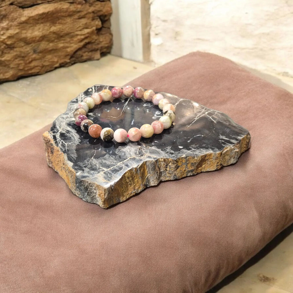 Bracelet en Tourmaline Multicolore La Boutique du Dragon