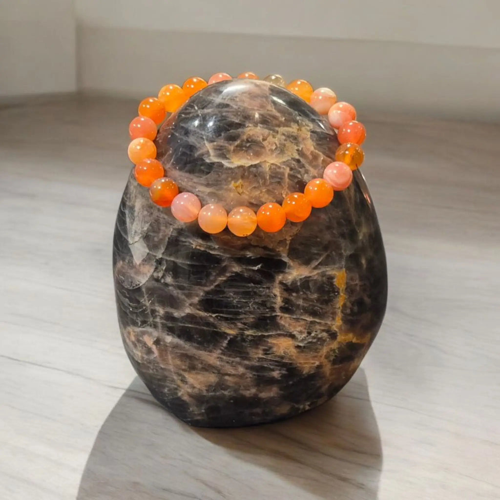Bracelet Agate de Feu La Boutique du Dragon