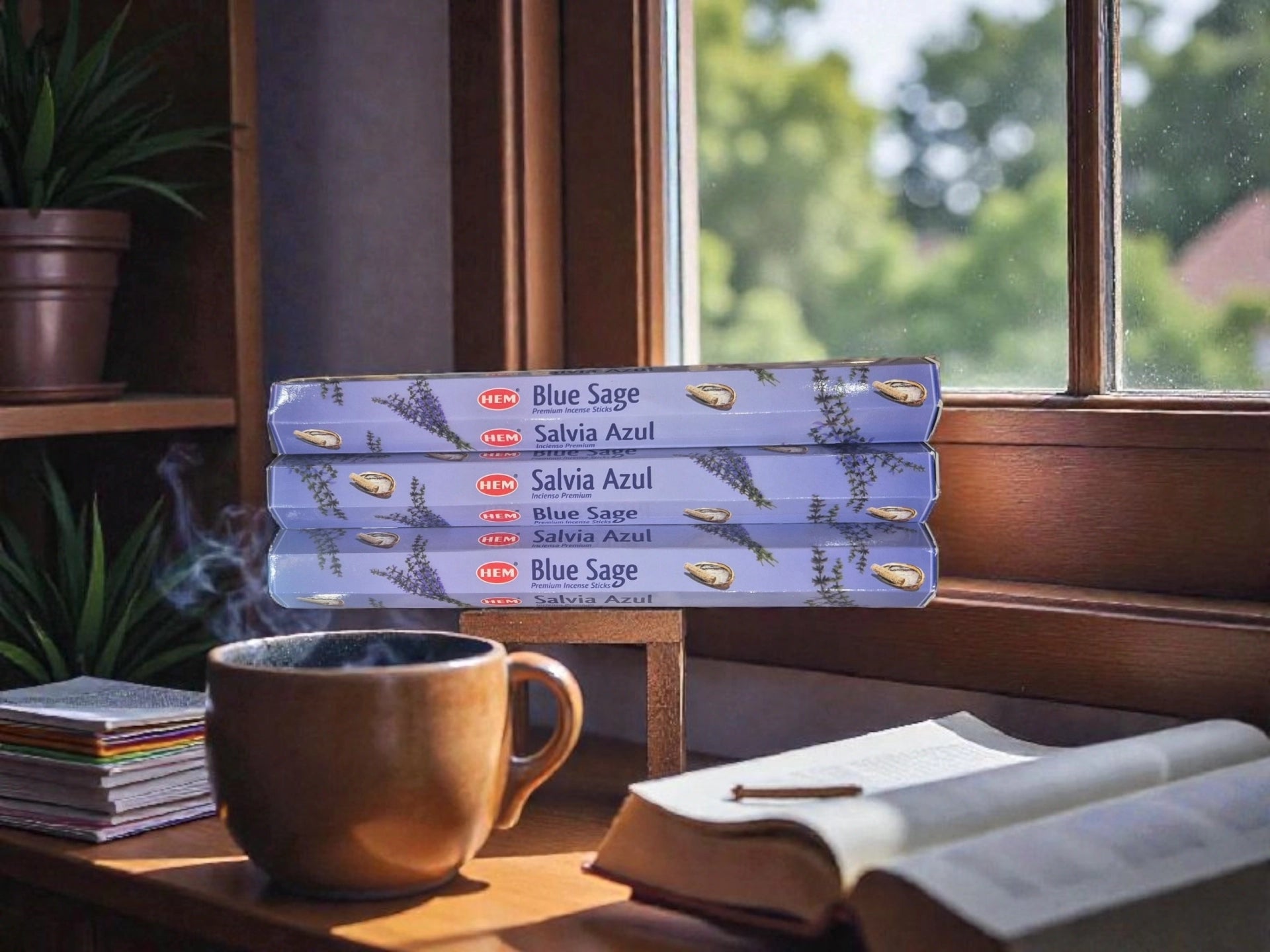 Bâtons d’Encens d’Inde – Sauge Bleue