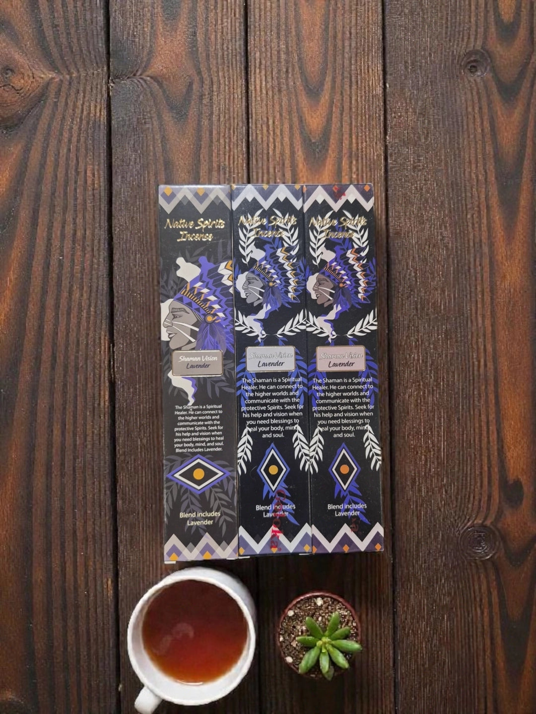 Bâtons d’Encens d’Inde – Vision du Chaman &amp; Lavande