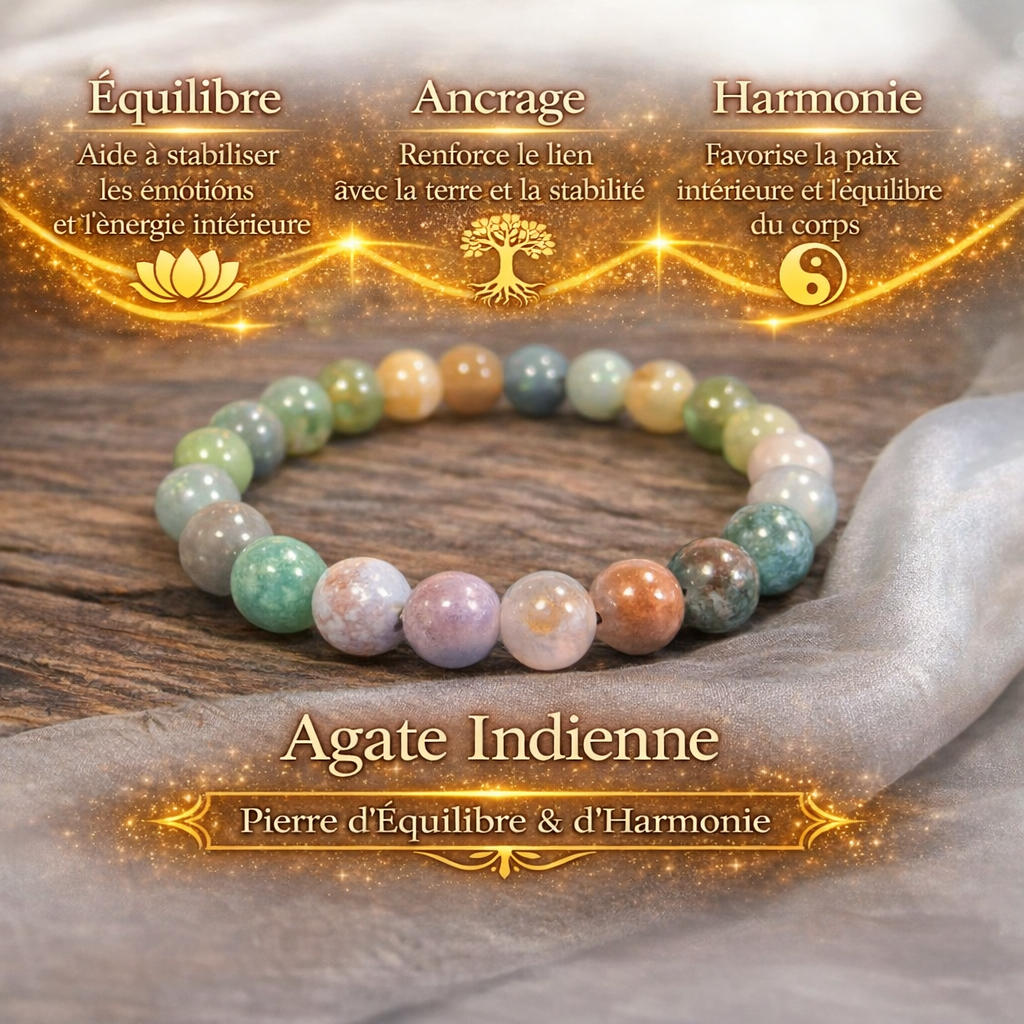 Bracelet Agate Indienne