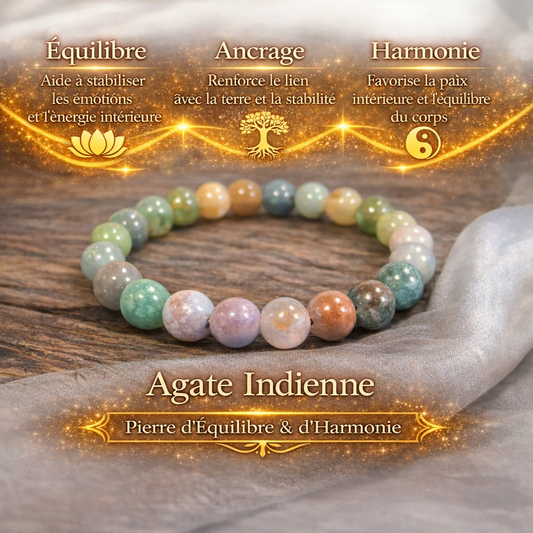 Bracelet Agate Indienne