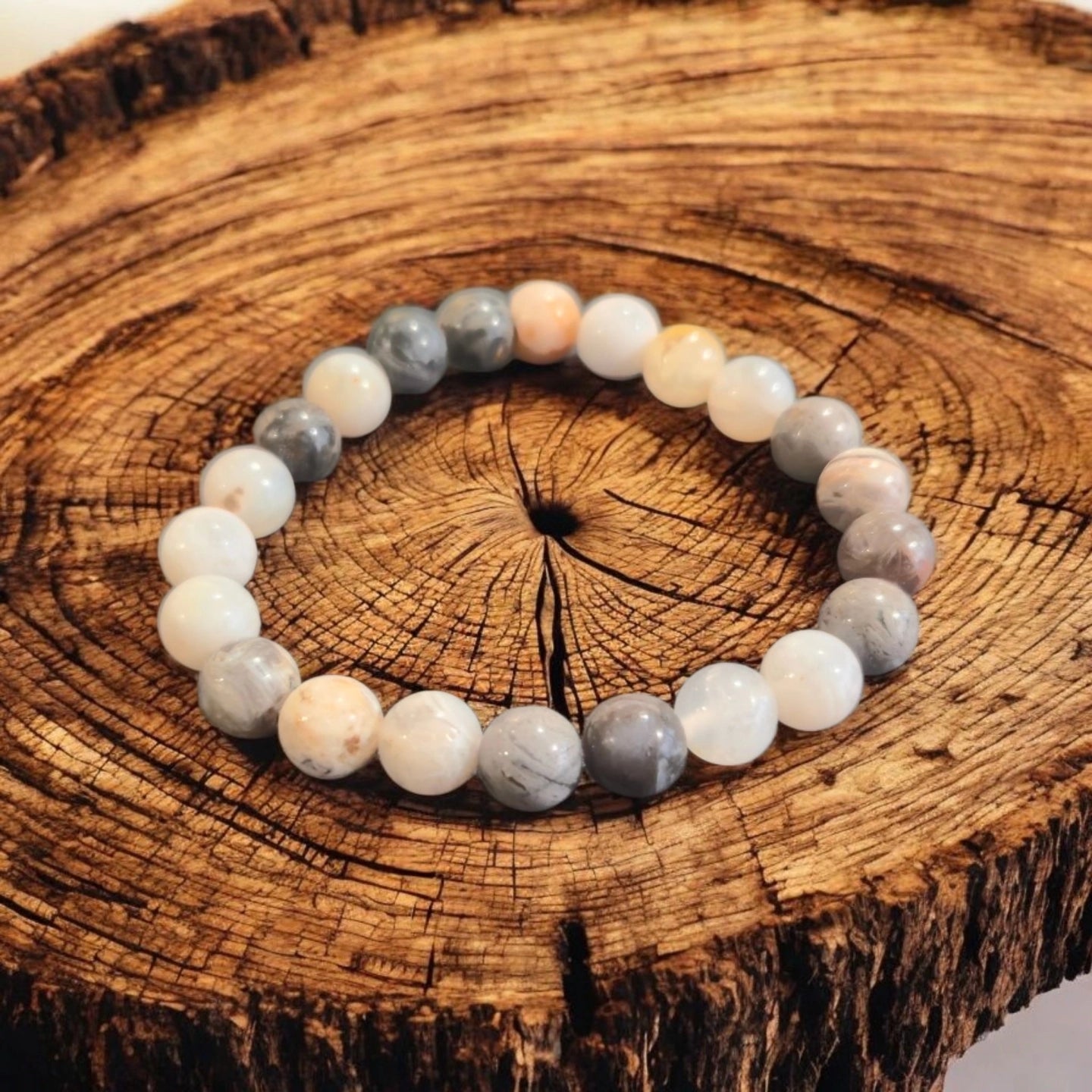 Agate Plume 8mm Canada Qualité A