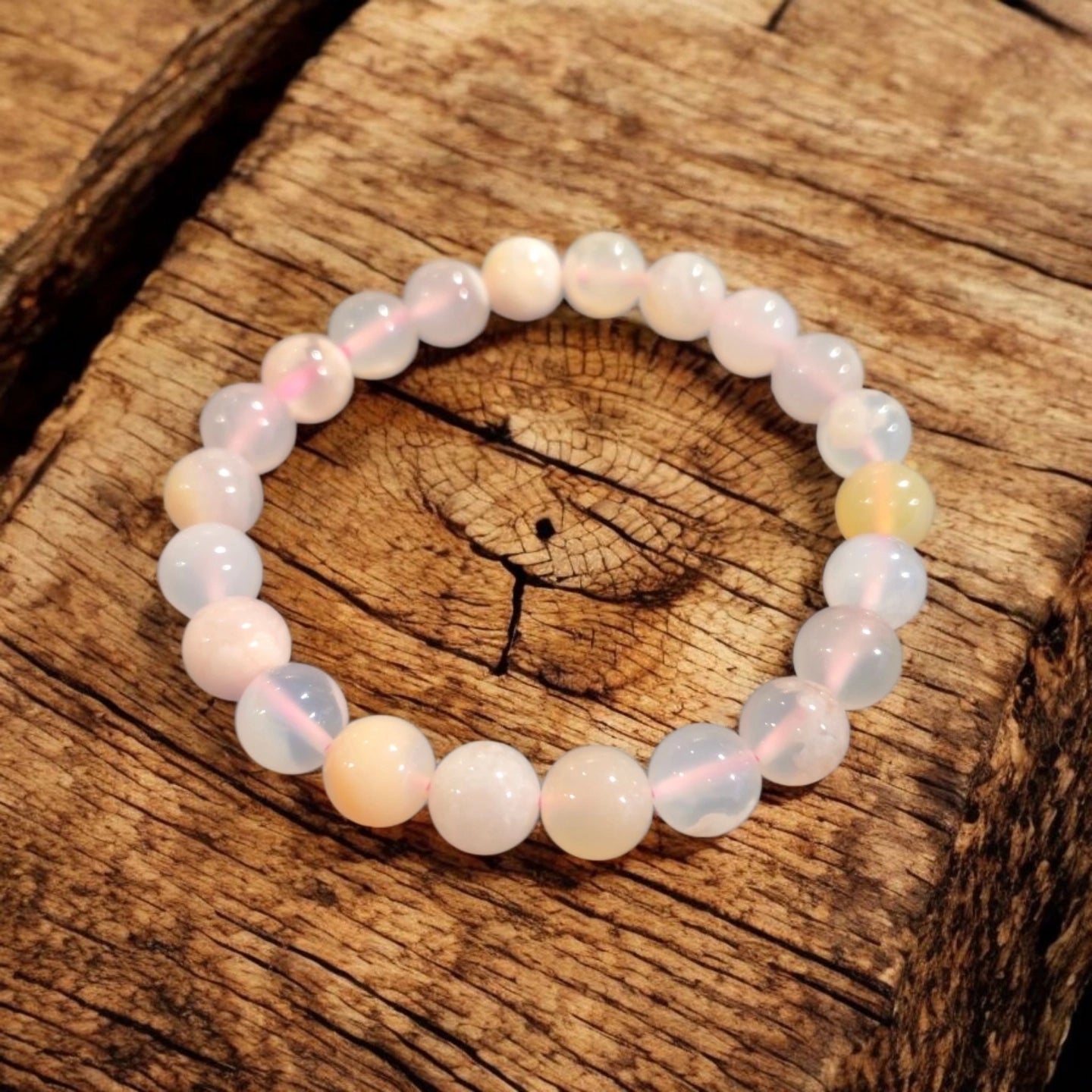 Agate Fleur de Cerisier 8mm Madagascar Qualité A