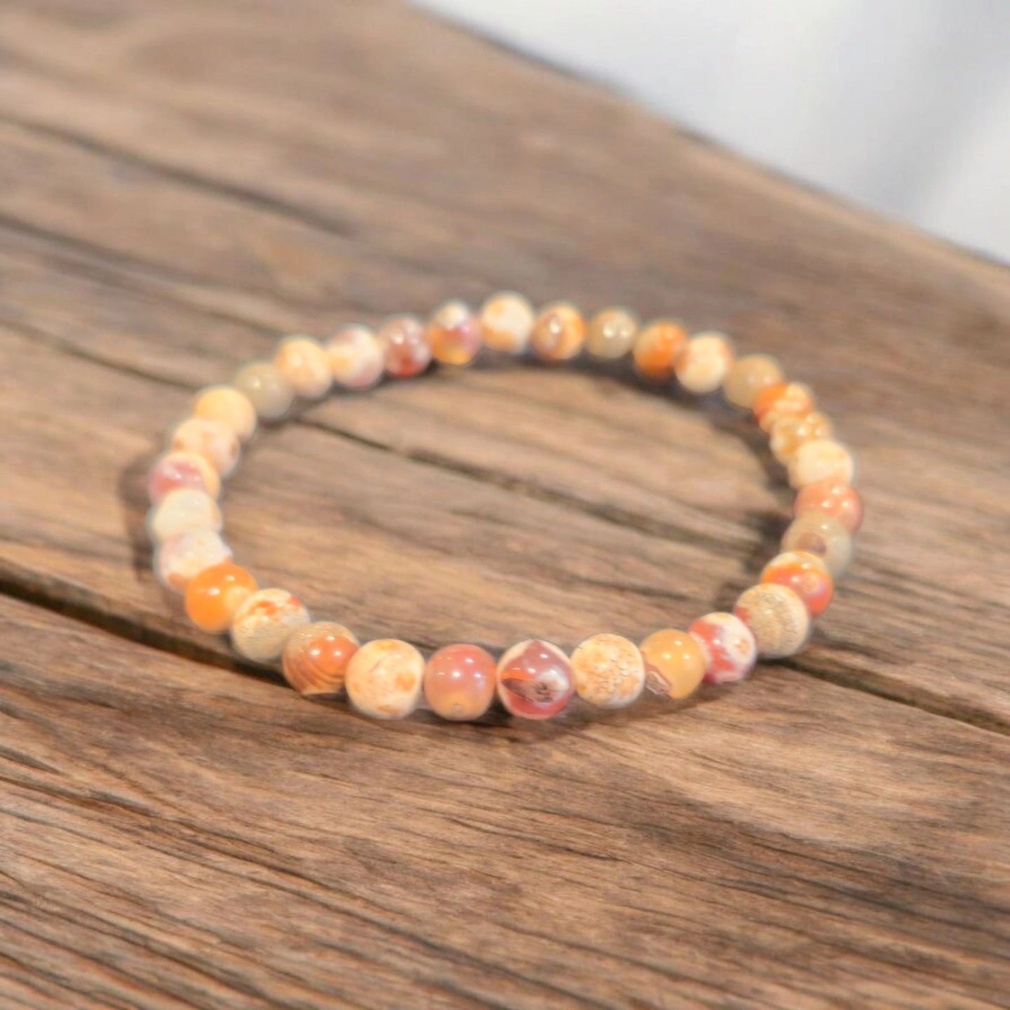 Agate Rouge Brésil 6mm Qualité A