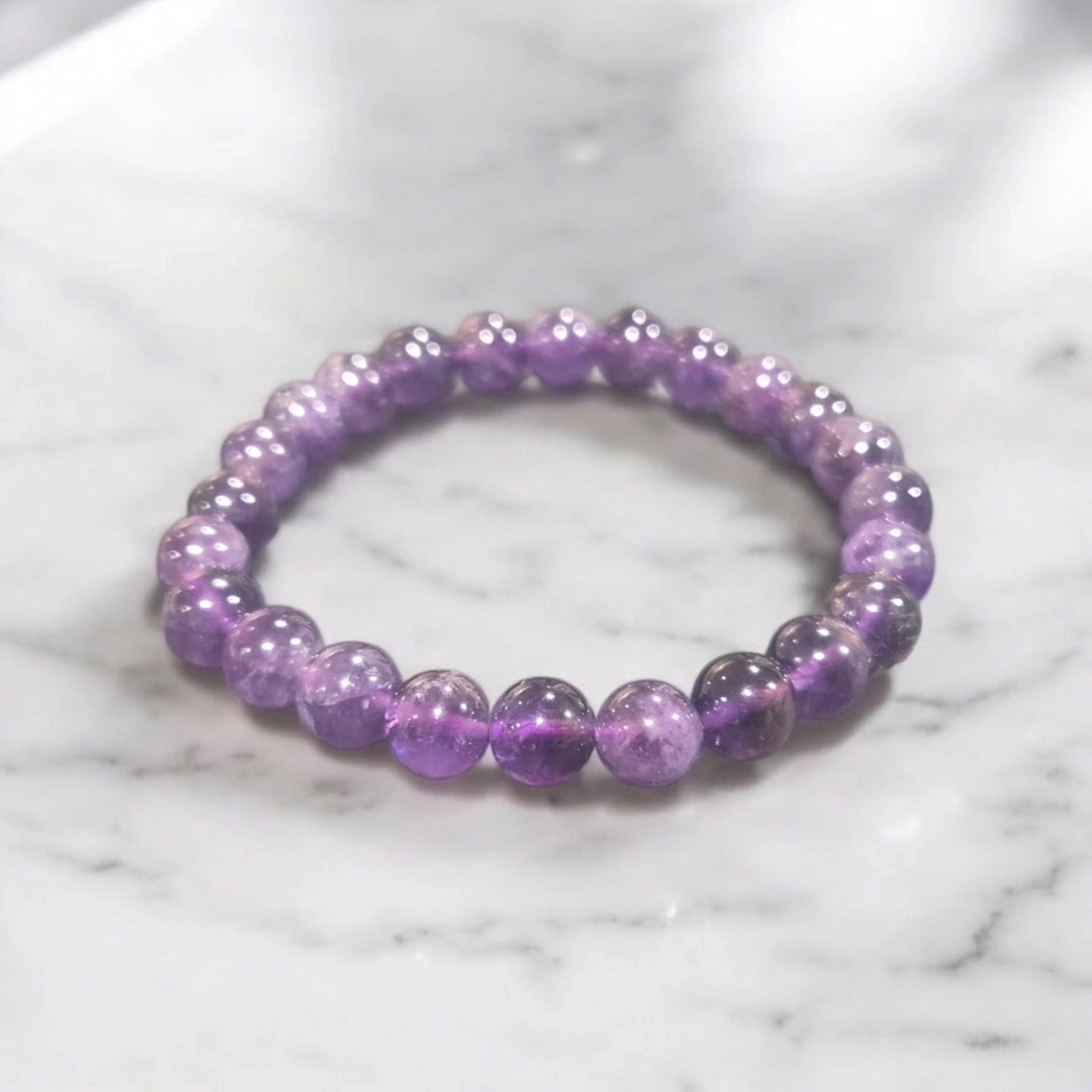 Améthyste 8mm Bolivie Qualité A