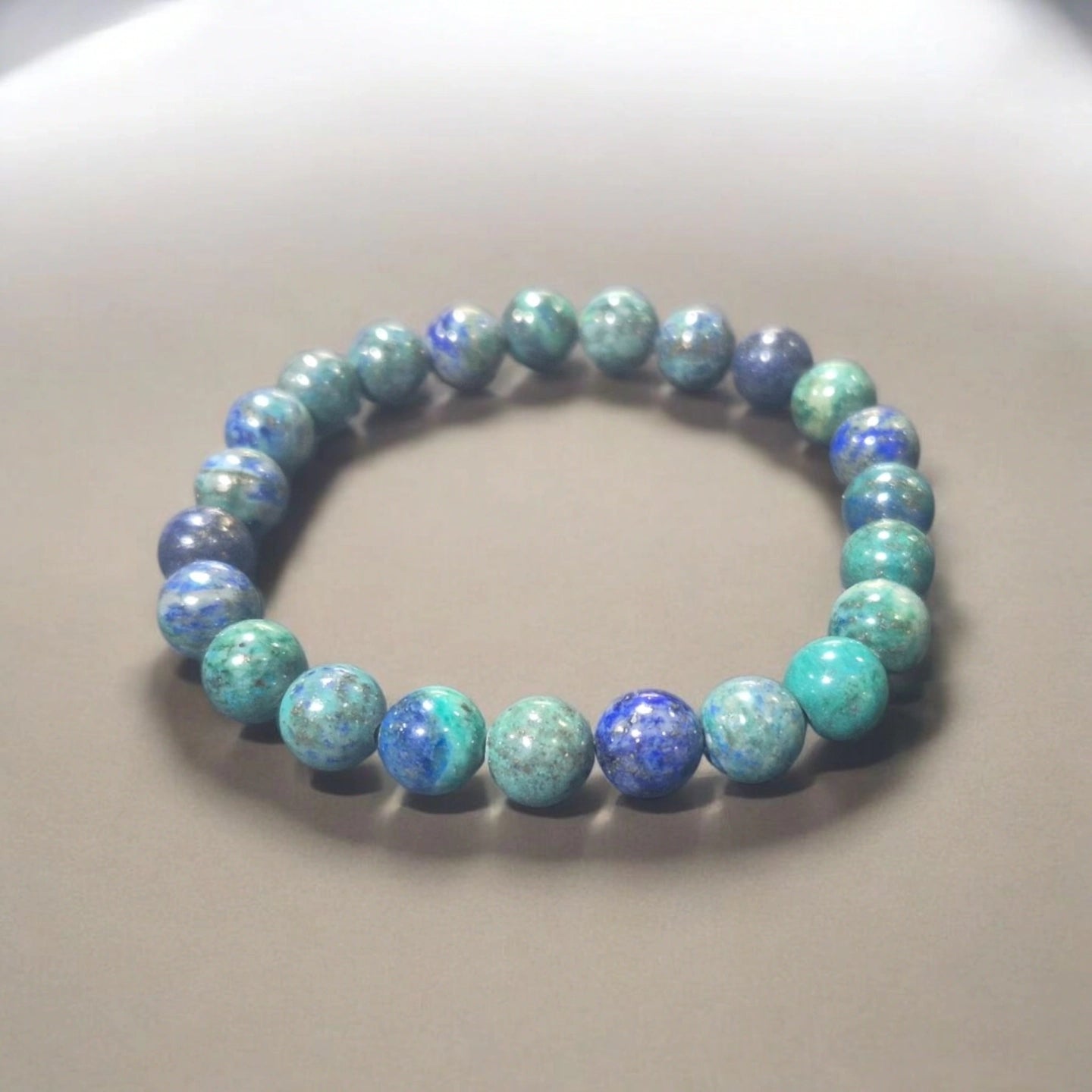 Azurite Malachite 8mm Pérou Qualité AB