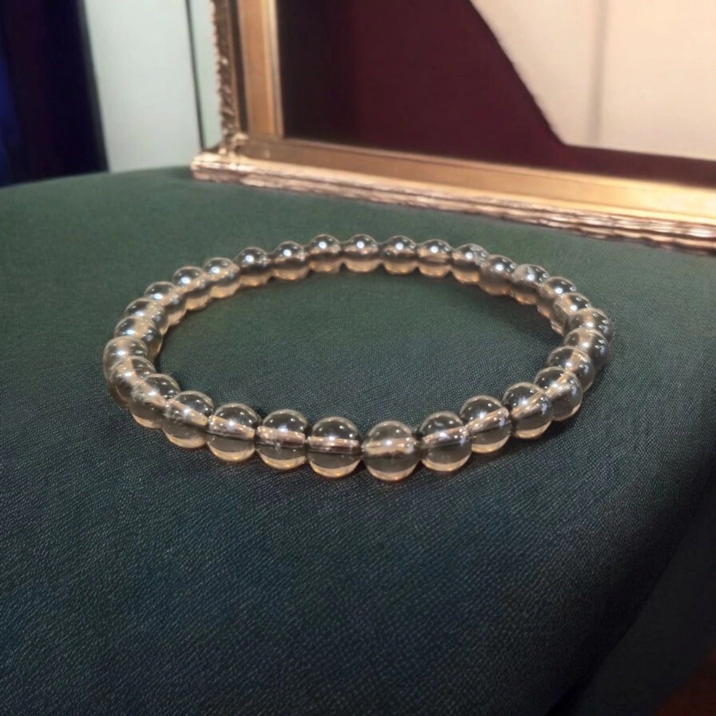 Cristal De Roche Fumé 6mm Brésil Qualité A